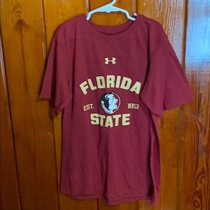 FSU ~ Under Armour ~ Heat Gear T - Shirt